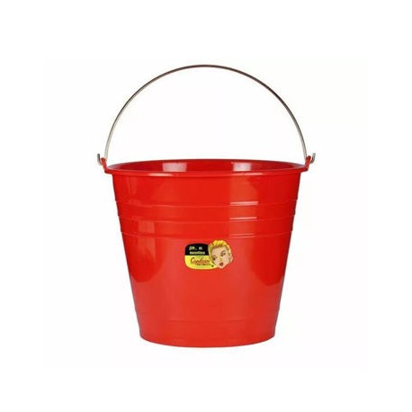 Cubeta de Plastico No.6 Roja Cuplasa