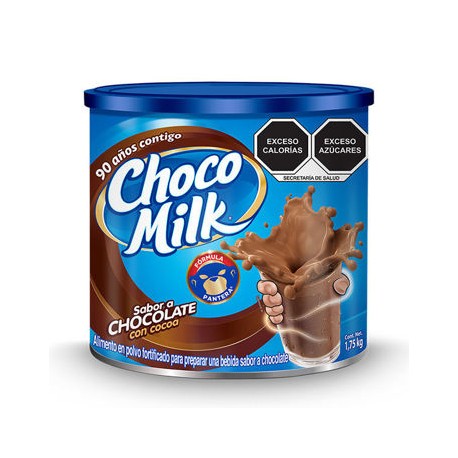 Chocolate en polvo Chocomilk Lata de 1.75 Kg (IEPS inc.)