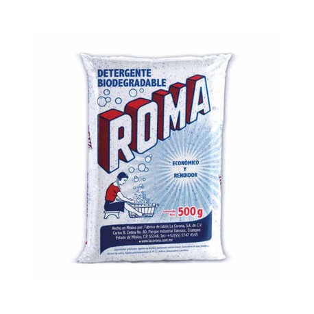 Detergente en polvo Roma 20 bolsas de 500 g