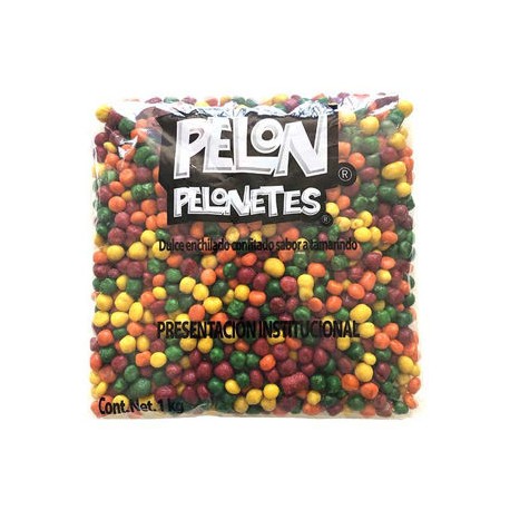 Dulce Confitado sabor tamarindo Pelon Pelonete Paquete de 1 Kg (IEPS INC)