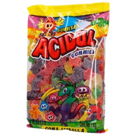 Dulce estrella de gomita Acidul Bolsa de 1 Kg (IEPS inc.)