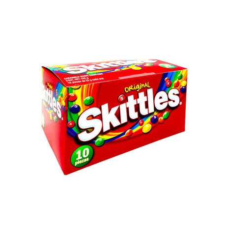 Dulce Skittles Paquete de 10 bolsas de 24 g