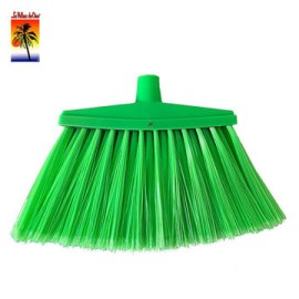 Escoba Abanico Delta color verde para areas exteriores Palma de Oro Sin baston