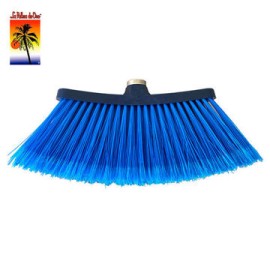 Escoba Vinilo color azul para areas de produccion Palma de Oro Sin baston