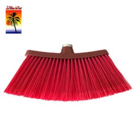 Escoba Vinilo color rojo para baños Palma de Oro Sin baston