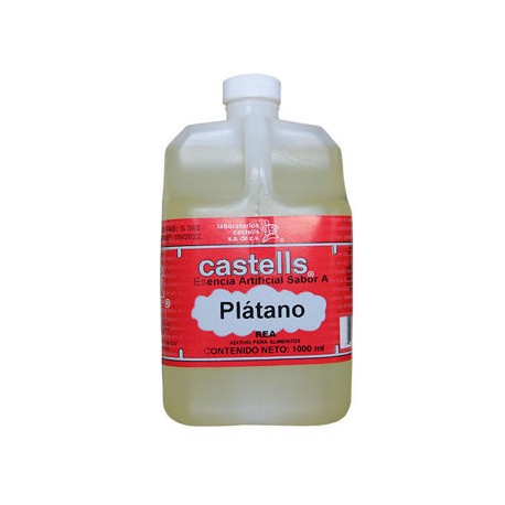 Esencia de platano Castells Botella de 1 L