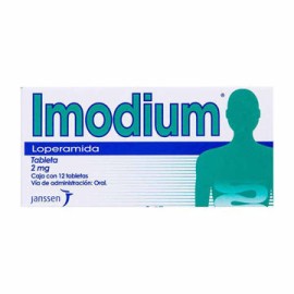 F. Imodium 12 grageas de 2 Mg Loperamida Janssen