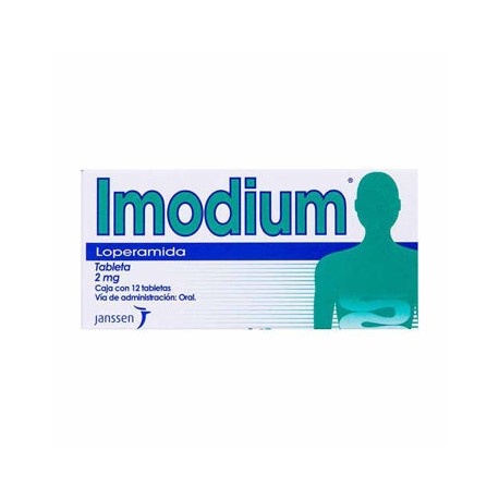 F. Imodium 12 grageas de 2 Mg Loperamida Janssen