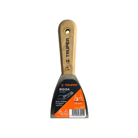 Espatula 3 pulgadas TRUPER Reforzada Rigida T14442