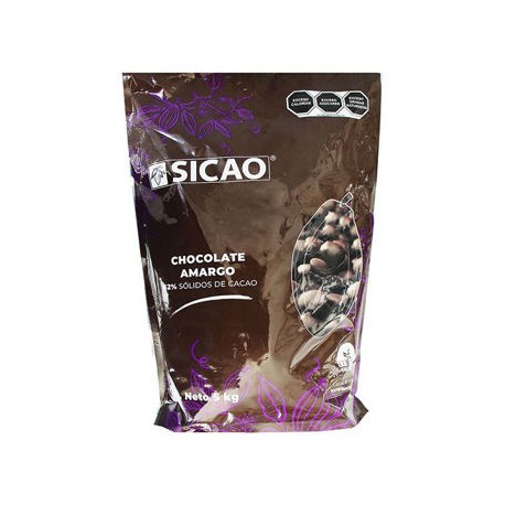 Chocolate Semiamargo 52% SICAO 5Kg (IEPS INC)7170302-A99