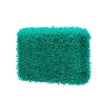 Fibra fregon con esponja interna color verde Aseo