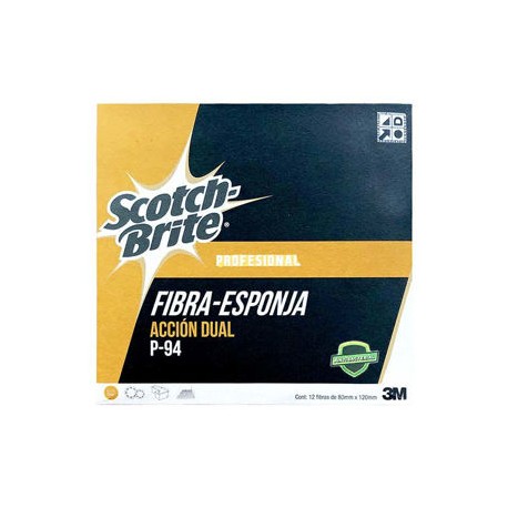 Fibra verde con esponja P94 Scotch-Brite