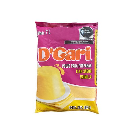 Flan de vainilla DGari 805 g