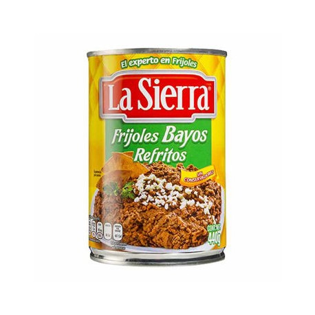 Frijol bayo refrito La Sierra Lata de 440 g
