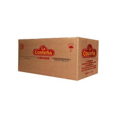 Frijol bayo refrito La Costeña 4 Volpak de 3 Kg