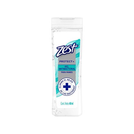 Gel Antibacterial Zest 400 Ml Protec para manos