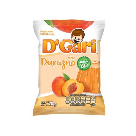 Gelatina Durazno DGari 720 g