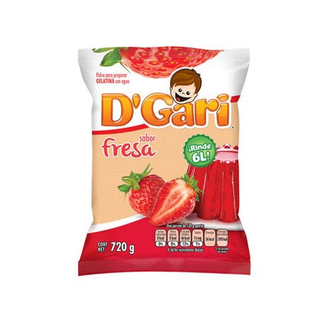Gelatina Fresa DGari 720 g
