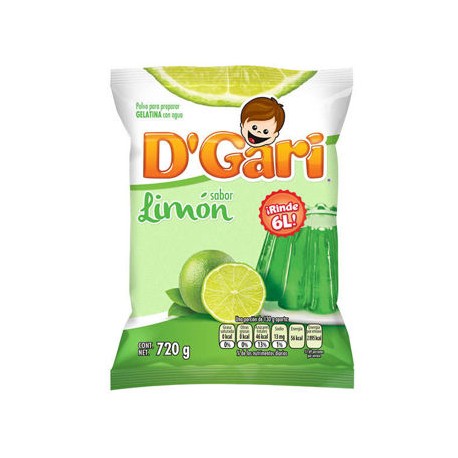 Gelatina Limon DGari 720 g