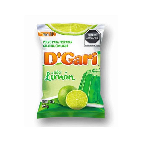 Gelatina Limon DGari Chica 120 g