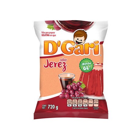 Gelatina Jerez DGari 720 g