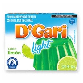 Gelatina Limon LIGHT DGari 24 de 20 g