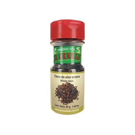 Clavo entero El Criollo Frasco de 70 g