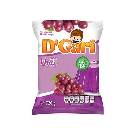Gelatina Uva DGari 720 g